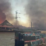 Selby Informal Settlement Fire Destroys 400 Shacks, Displacing Over 200 Families