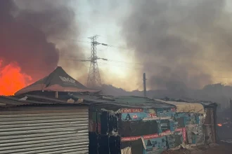 Selby Informal Settlement Fire Destroys 400 Shacks, Displacing Over 200 Families