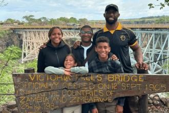 Siya Kolisi Wins Hearts as 'Best Dad' During Quality Time with Kids in Zimbabwe