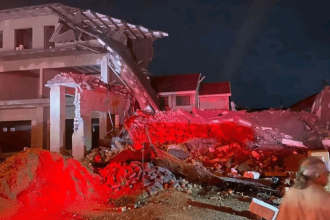 One Injured in Building Collapse at Guinea Fowl Street, Lenasia, Johannesburg