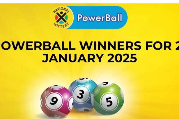 POWERBALL RESULTS: Congratulations to the Powerball Winners for 21 January 2025