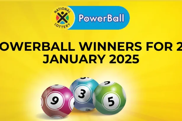 POWERBALL RESULTS: Congratulations to the Powerball Winners for 24 January 2025