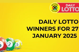 Congratulations to the Daily Lotto Winners - 27/01/2025