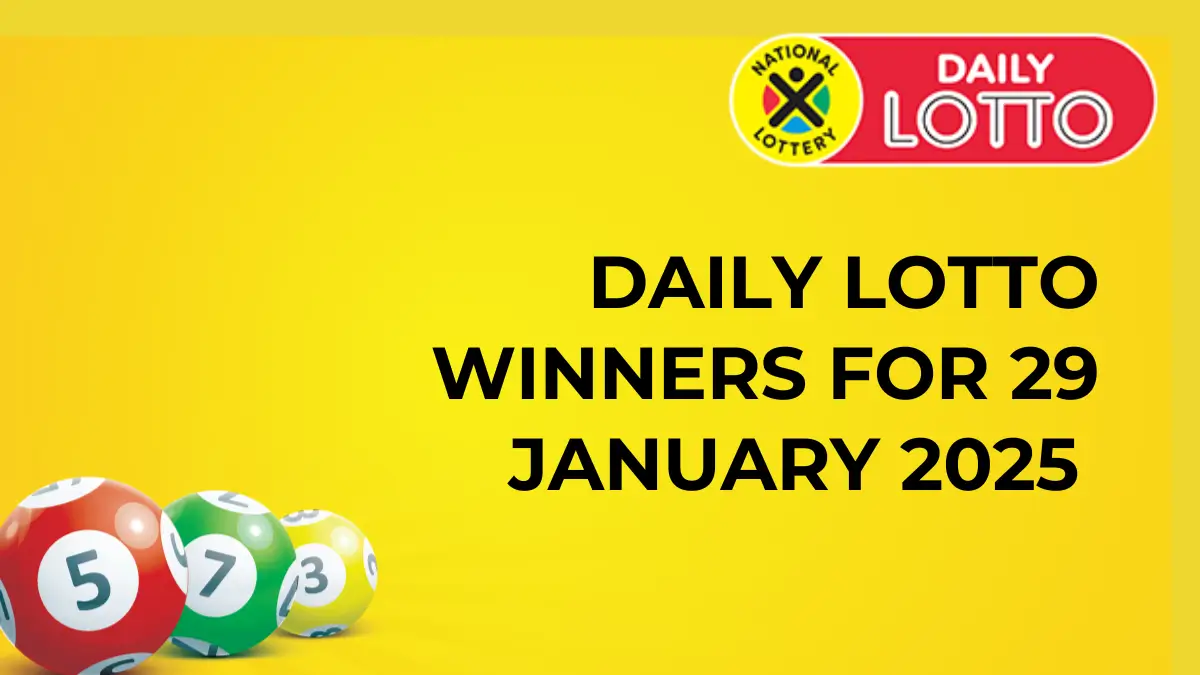 Congratulations to the Daily Lotto Winners for 29/01/2025