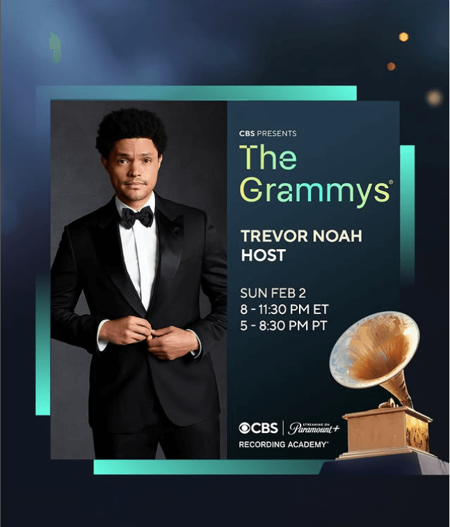 Trevor Noah to Host 67th Grammy Awards for Fifth Consecutive Year