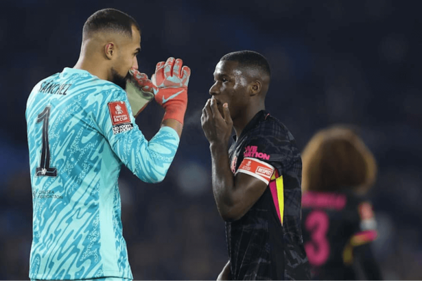 Chelsea vs Brighton FA Cup fourth round match action