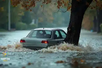 Centurion Traffic Chaos as Hennops River Floods Major Intersection After Heavy Rain