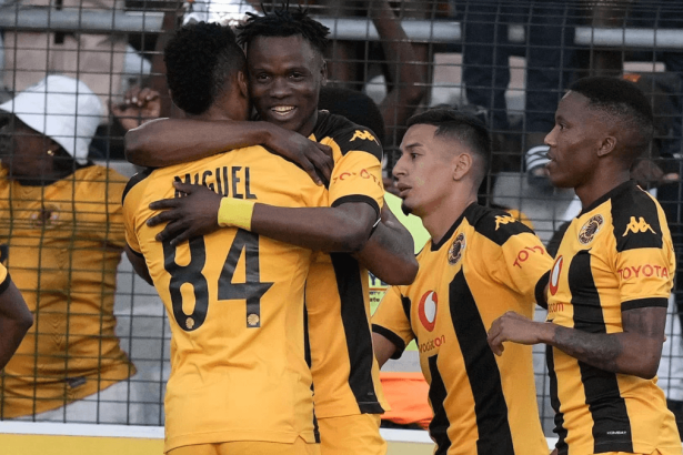 Glody Lilepo scores his first goal for Kaizer Chiefs