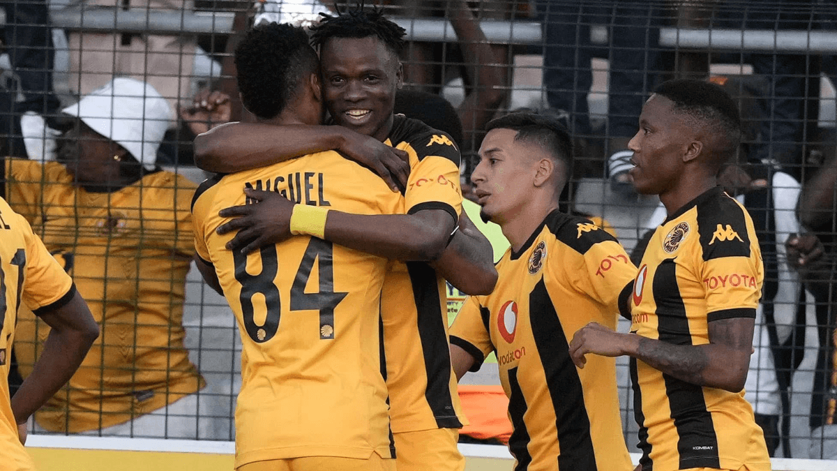 Glody Lilepo scores his first goal for Kaizer Chiefs