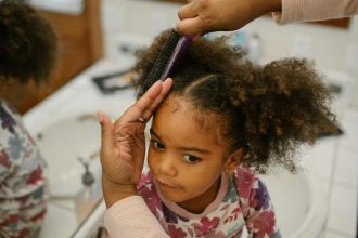 Straight Up Braids for girls