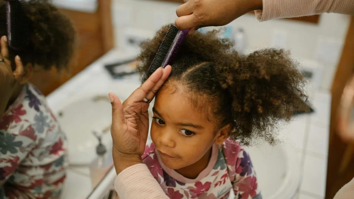 Straight Up Braids for girls