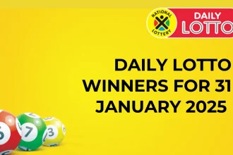Congratulations to the Daily Lotto Winners for 31/01/2025