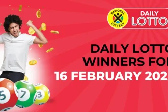 Congratulations to the Daily Lotto Winners for 16/02/2025