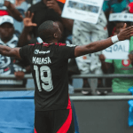 Tshegofatso Mabasa celebrates hat-trick in Orlando Pirates vs Baroka FC match