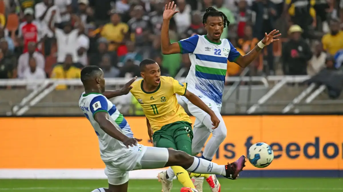 Bafana Bafana Dominate Lesotho with 2-0 Victory in 2026 World Cup Qualifiers
