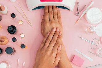 Licorice French Nails