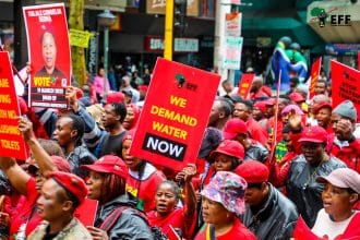 EFF Protests at Johannesburg Water Offices
