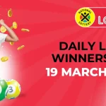 Congratulations to the Daily Lotto Winners for 19/03/2025