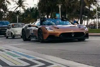 Maserati MC20 Sets Autonomous Speed Record at 319 kmh at NASA Site