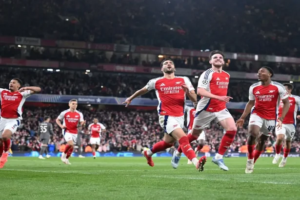 Arsenal Stun Real Madrid with a 3-0 Victory in Champions League Quarter-Final First Leg