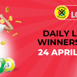 Congratulations to the Daily Lotto Winners for 24/04/2025