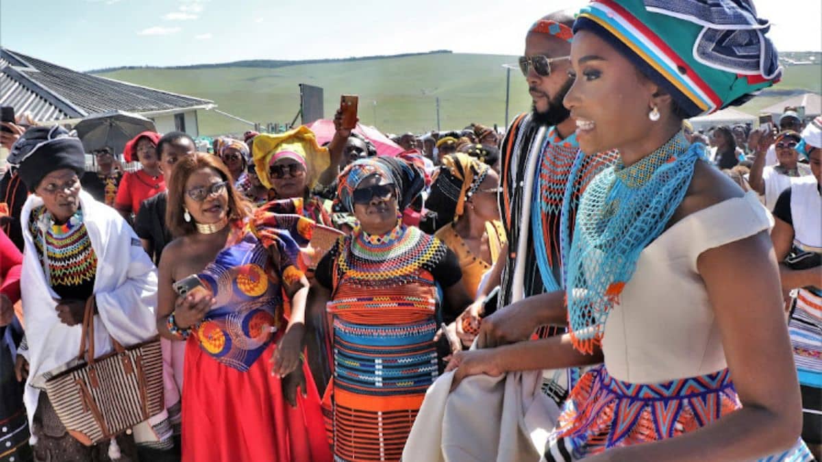 Zozibini Tunzi Weds Luthando Bolowana in a Stunning Traditional Xhosa Wedding