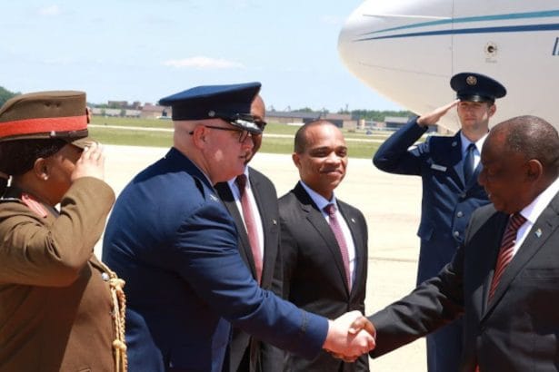 President Ramaphosa Arrives in Washington