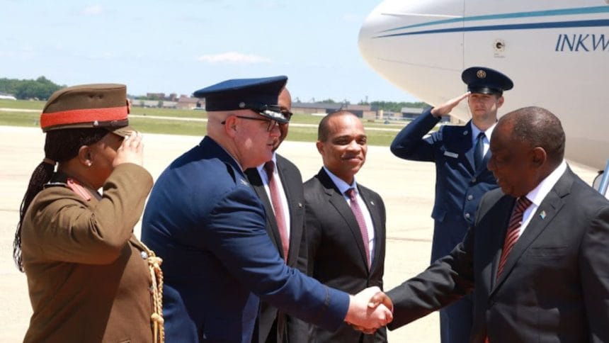 President Ramaphosa Arrives in Washington