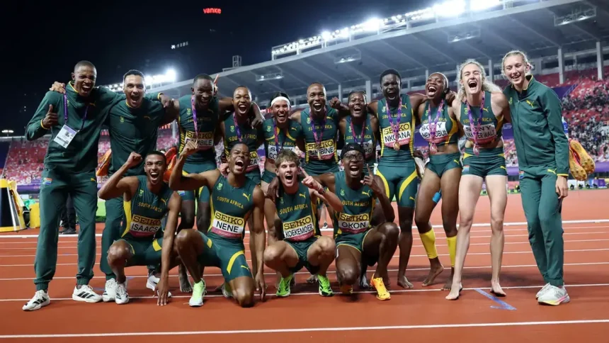 SA Sprint Teams Dominate World Athletics Relays with Two Golds and a Bronze