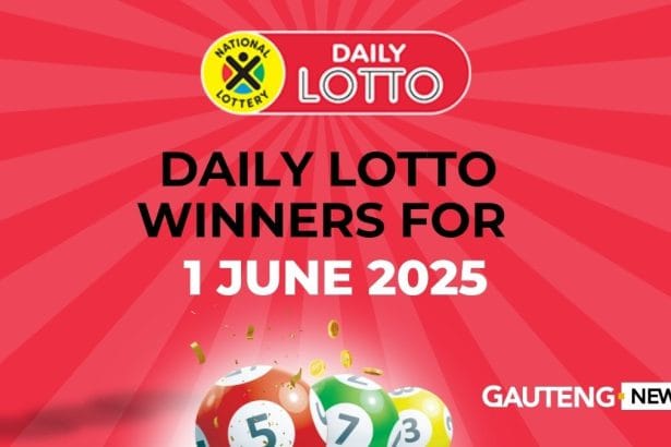 Congratulations to the Daily Lotto Winners for 01 June 2025