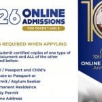 Gauteng 2026 Grade 1 and 8 Online Admissions: The Documents Required to Complete the Application