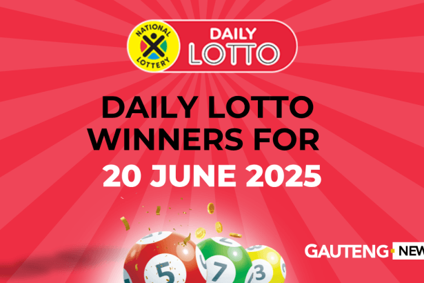 Congratulations to the Daily Lotto Winners for 20/06/2025