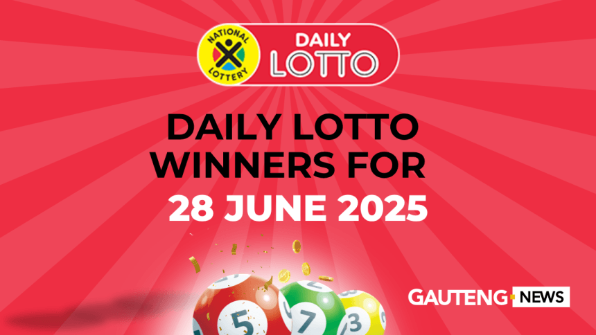 Congratulations to the Daily Lotto Winners for 28 June 2025