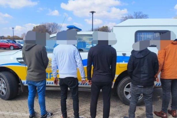 Five Suspects Arrested in Kempton Park with Firearm, Stolen Goods Linked to Multiple Crimes