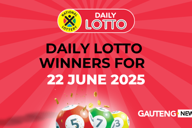 Congratulations to the Daily Lotto Winners for 22 June 2025!