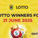 Congratulations to the Lotto Winners for 21 June 2025