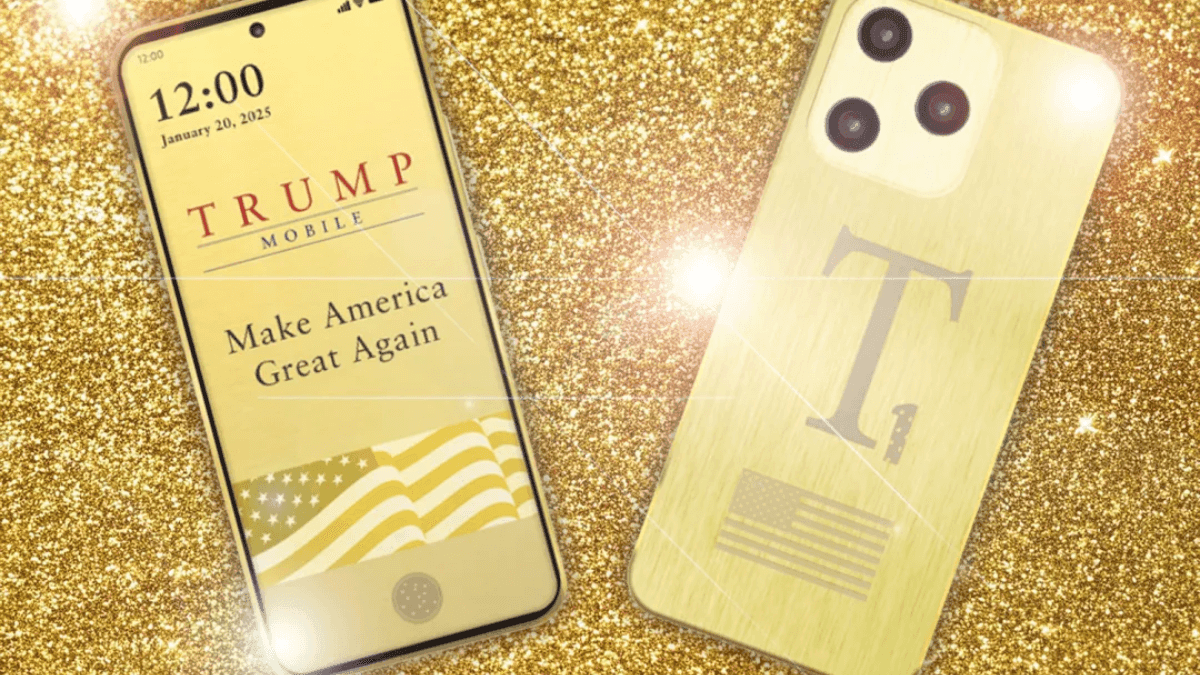Donald Trump Unveils New Gold Smartphone ‘Made Entirely in the US’