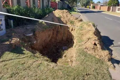 Centurion Streets Left with Gaping Holes After Unfinished Repairs, Posing Safety Risks