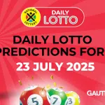 Daily lotto predictions