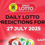 Daily lotto predictions