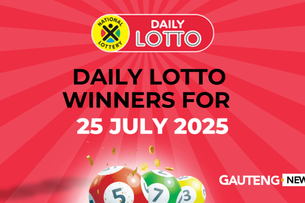 Congratulations to the Daily Lotto Winners for 25/07/2025