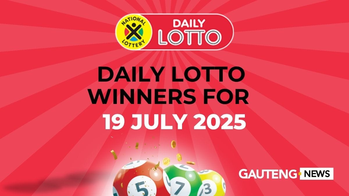 Congratulations to the Daily Lotto Winners for 19 July 2025
