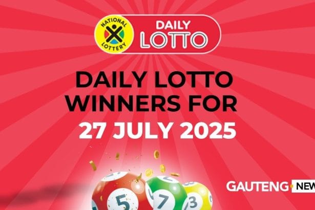 Congratulations to the Daily Lotto Winners for 27 July 2025