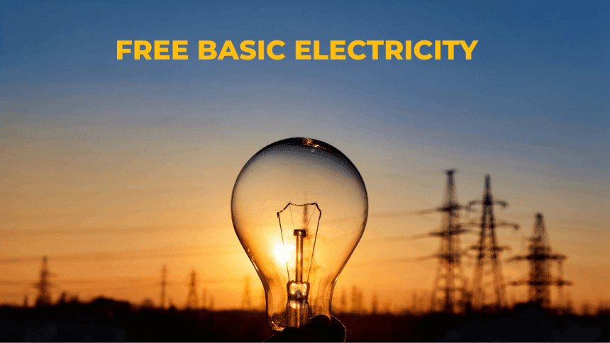 Don’t Miss Out on Free Basic Electricity (FBE): Register by 31 July 2025