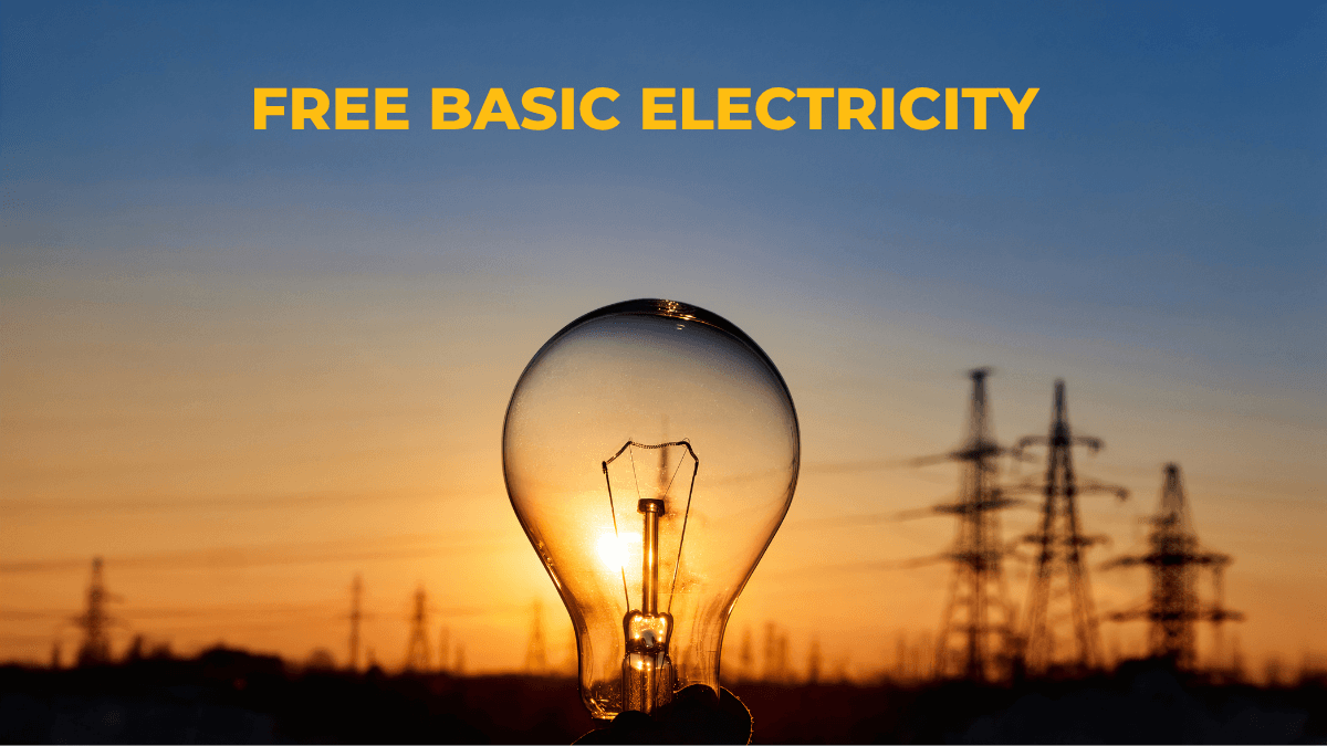 Don’t Miss Out on Free Basic Electricity (FBE): Register by 31 July 2025