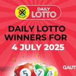Congratulations to the Daily Lotto Winners for 04/07/2025