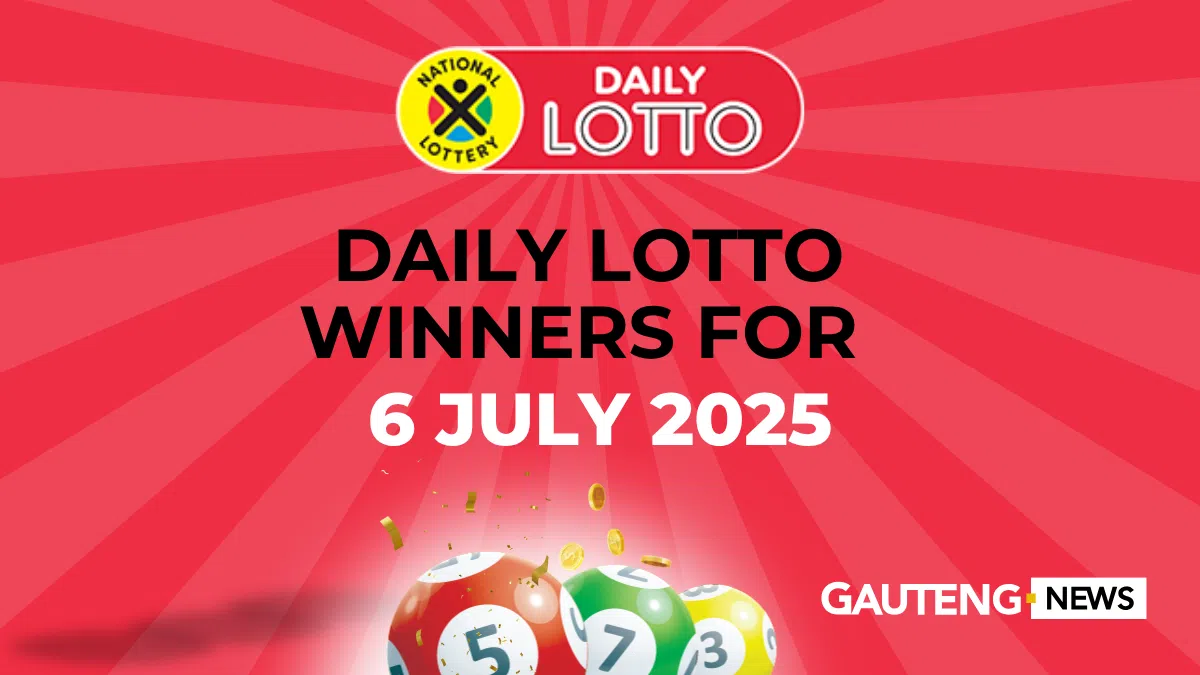 Congratulations to the Daily Lotto Winners for 06 July 2025
