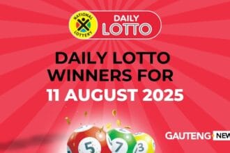 Congratulations to the Daily Lotto Winners for 11/08/2025