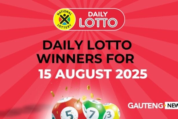 Congratulations to the Daily Lotto Winners for 15/08/2025