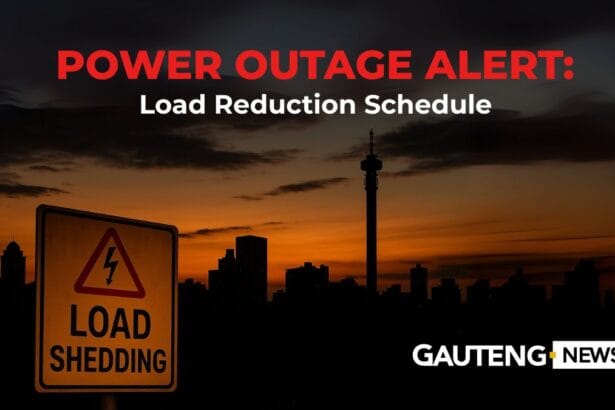 Gauteng's Weekly Load Reduction Schedule